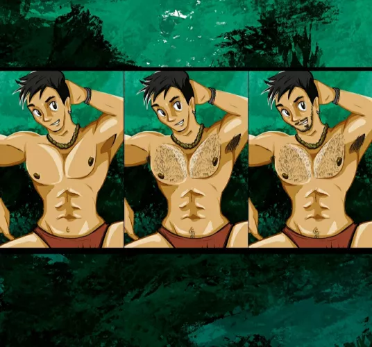 [help] self-portrait OC, which option you think looks better?