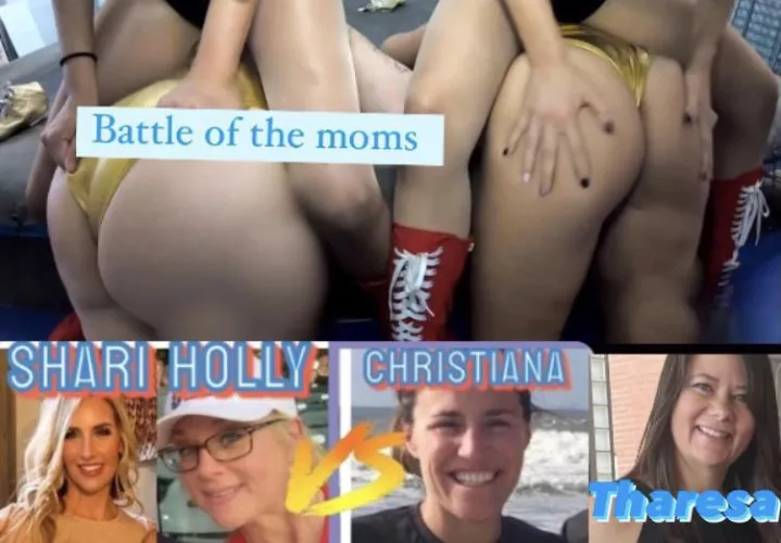 Holly and Shari knocked out,spanked and wedgied by Christina and Theresa