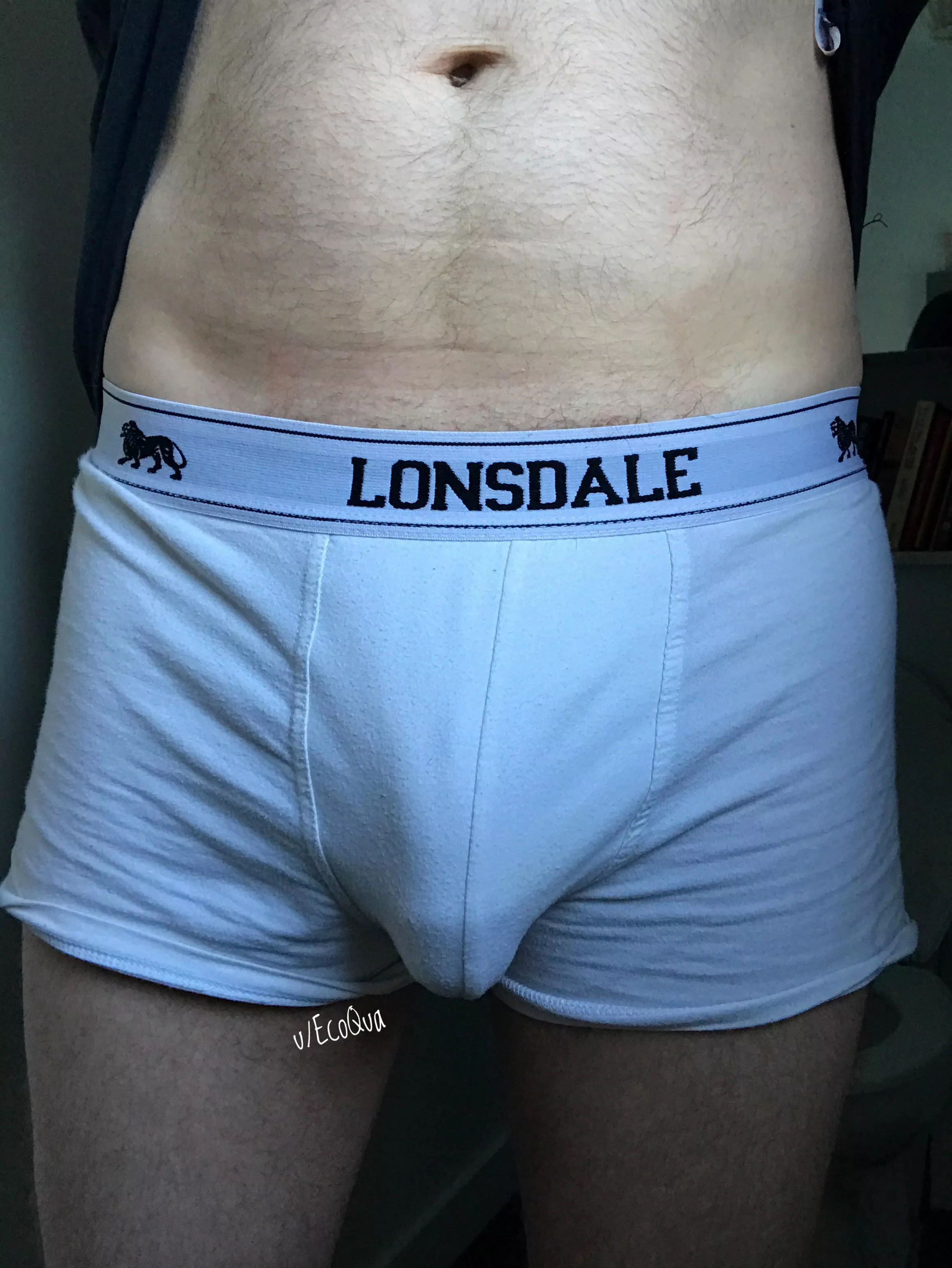 Hope you don’t mind if I walk around the house like this.