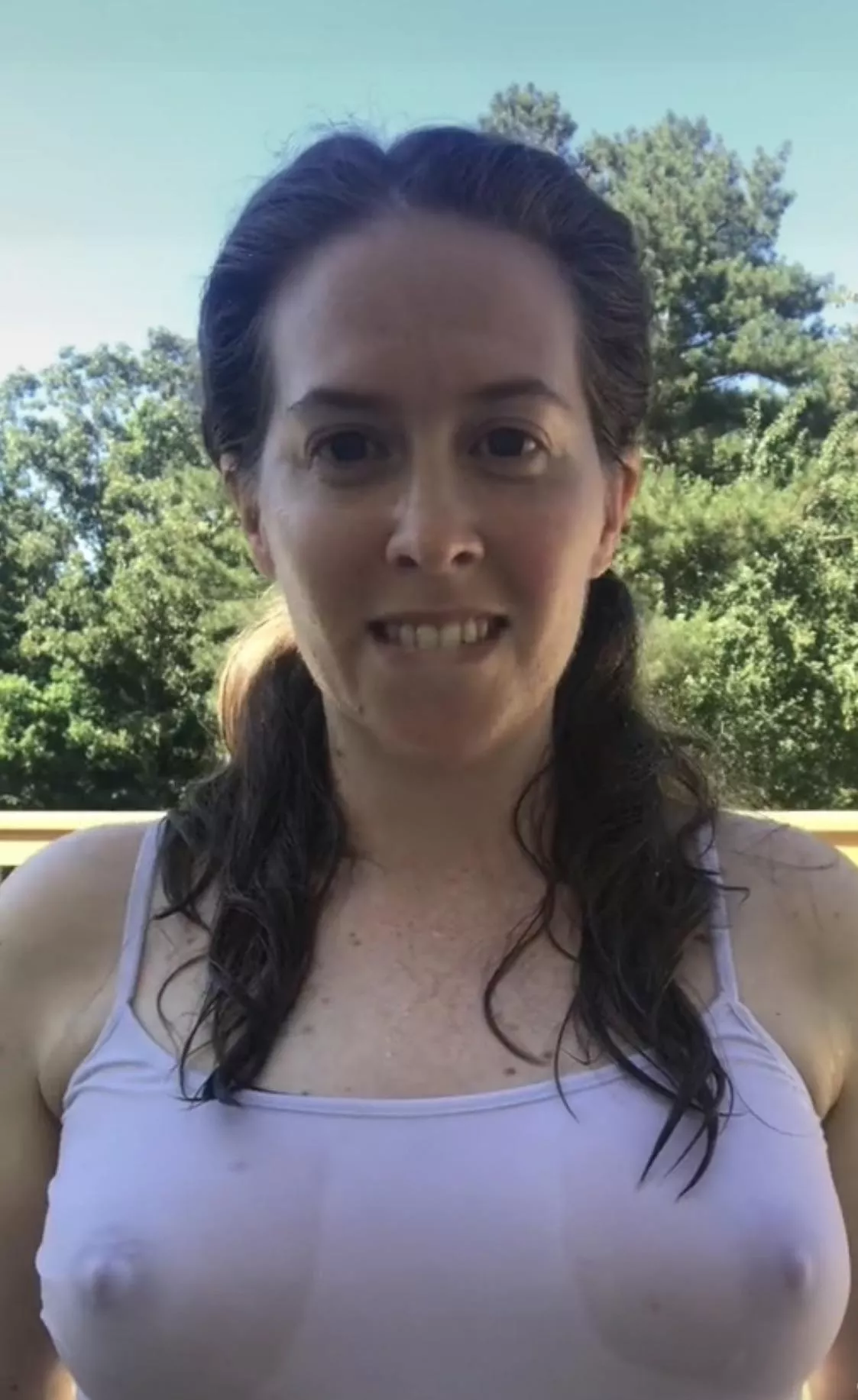 I got a little wet. Oops