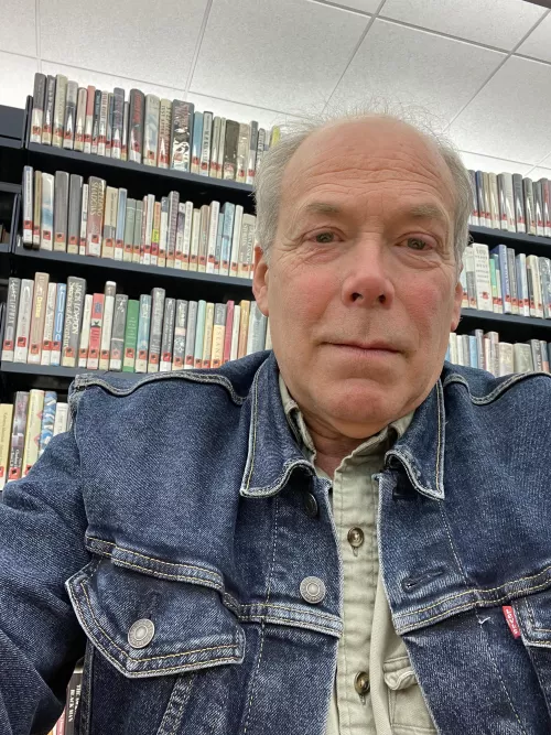 I often post a picture showing me holding a book. Few of the books I post here have gay themes, but I stress that books are largely responsible for my sense that gay people have an important place in our world. There is nothing more inspiring to me than 