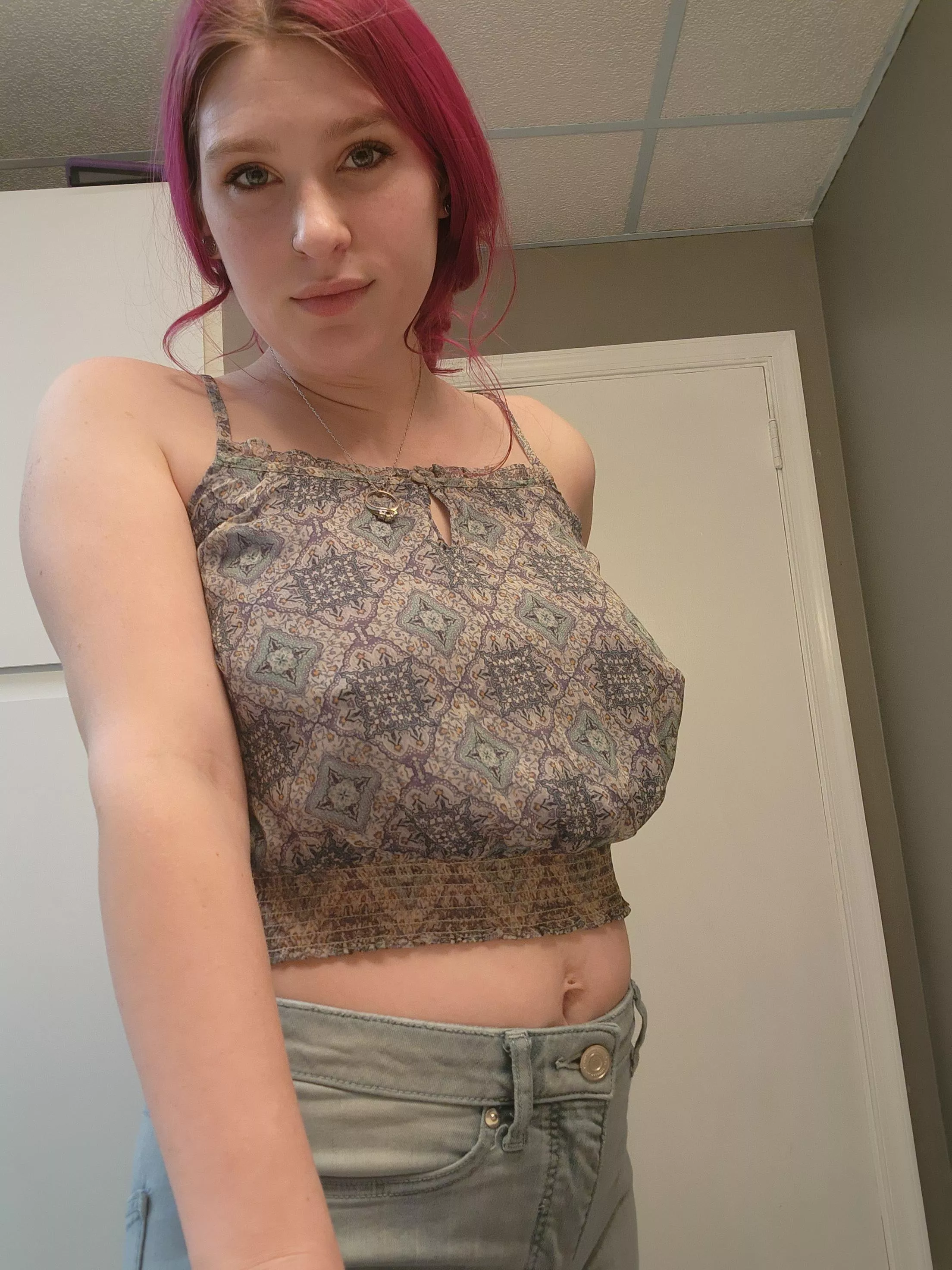 i think its an okay day for no bra