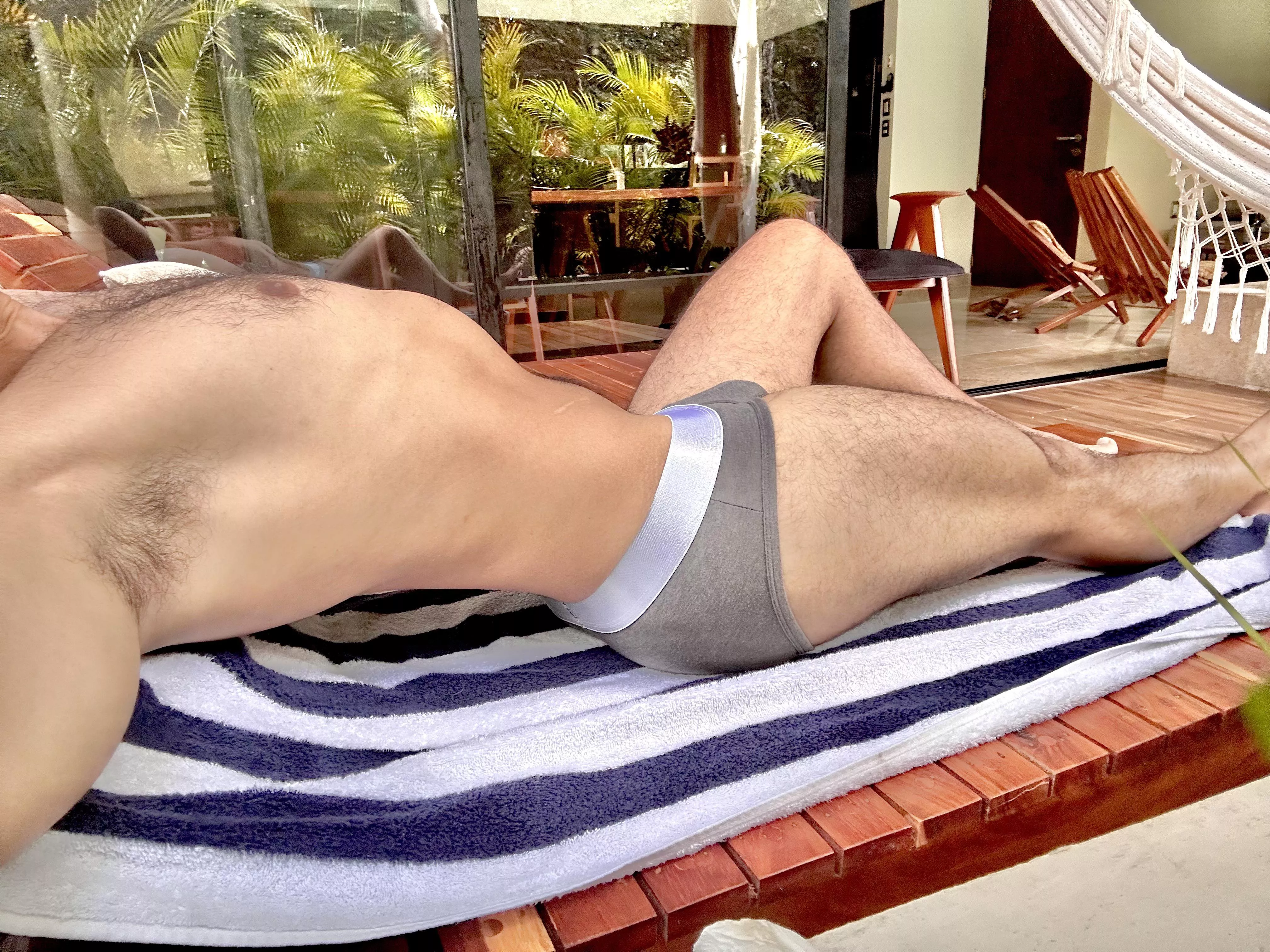 Just enjoying the warm weather ☀️🕶️