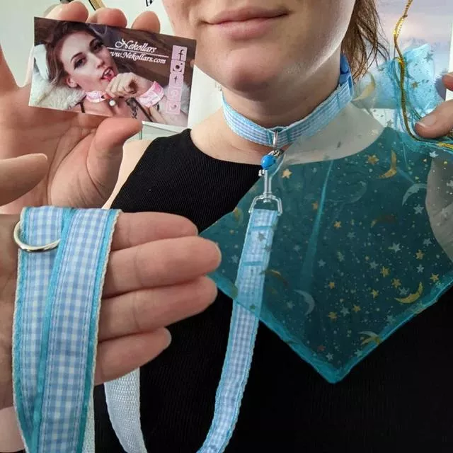 Lovely pic of our collar in good use.