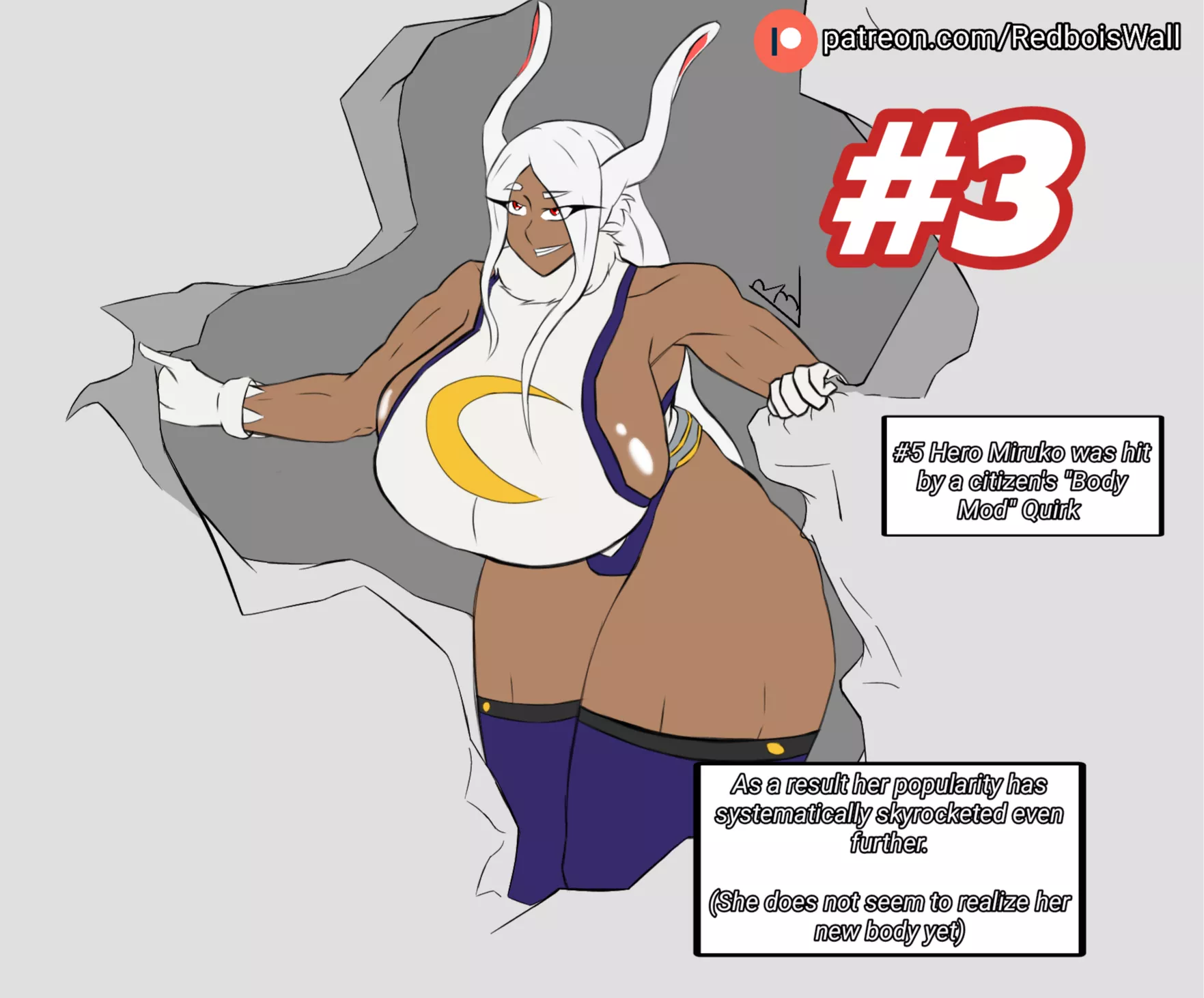 Miruko Appreciate Post (Art by RedboiLee)