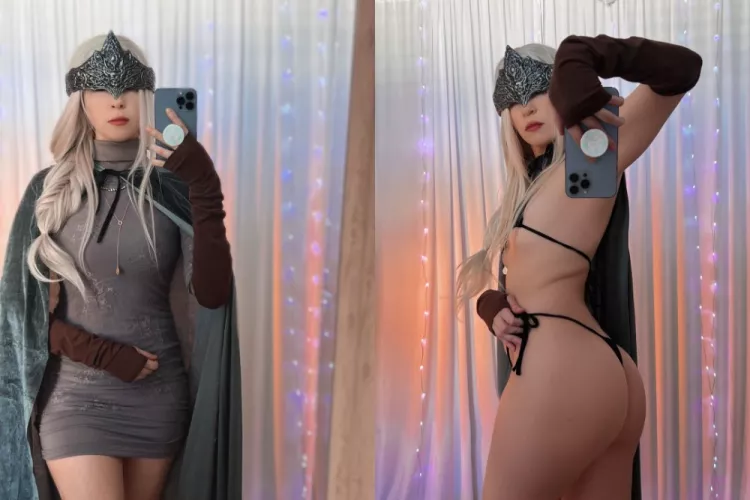 my fire keeper cosplay on/off [self]