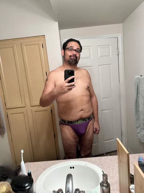 Purple briefs today!