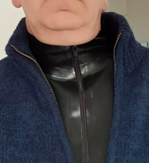 Relaxing in a couple of layers of latex