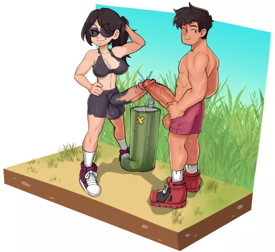 Remember to stay cool and hydrate while exercising (Mrbooshmaster)