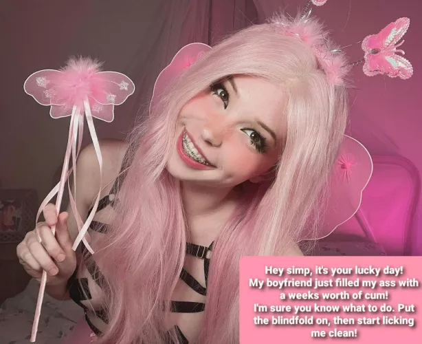 Such a lucky simp (Belle Delphine)