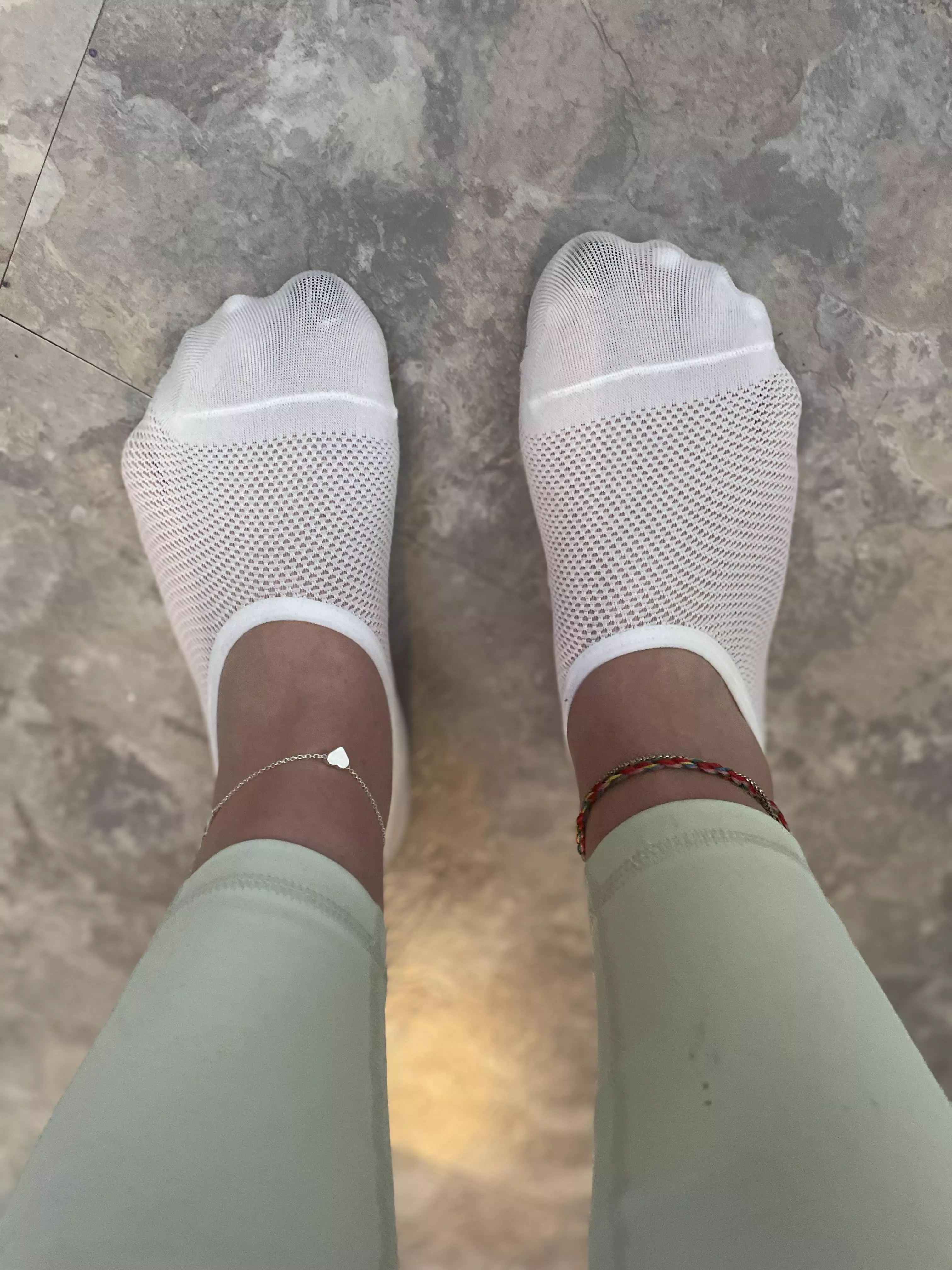 Take them off with your teeth