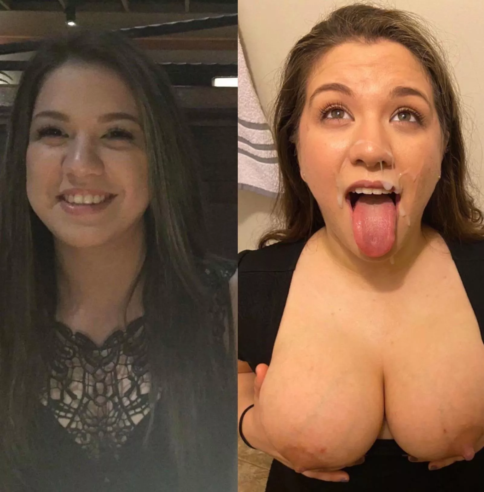 The picture I post on Facebook Vs the one I post on Reddit for you all;)
