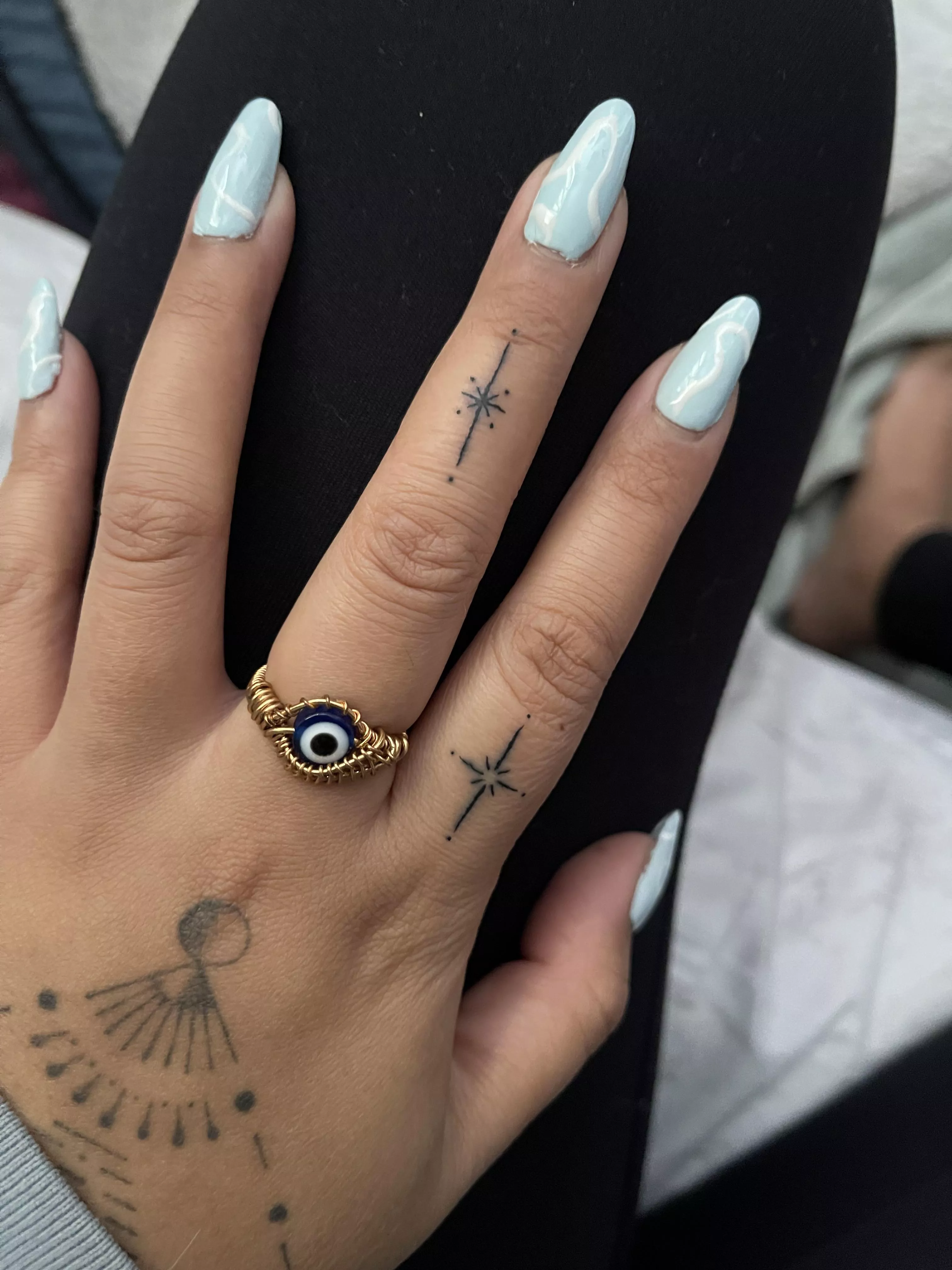 Throwback to this cute set and fresh tattoos 🫶🏼