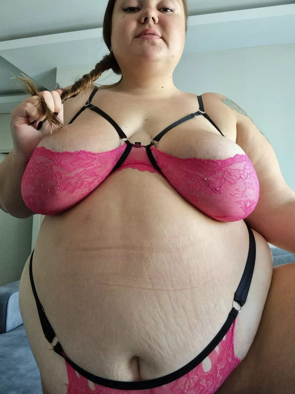 Today for dessert my fat belly