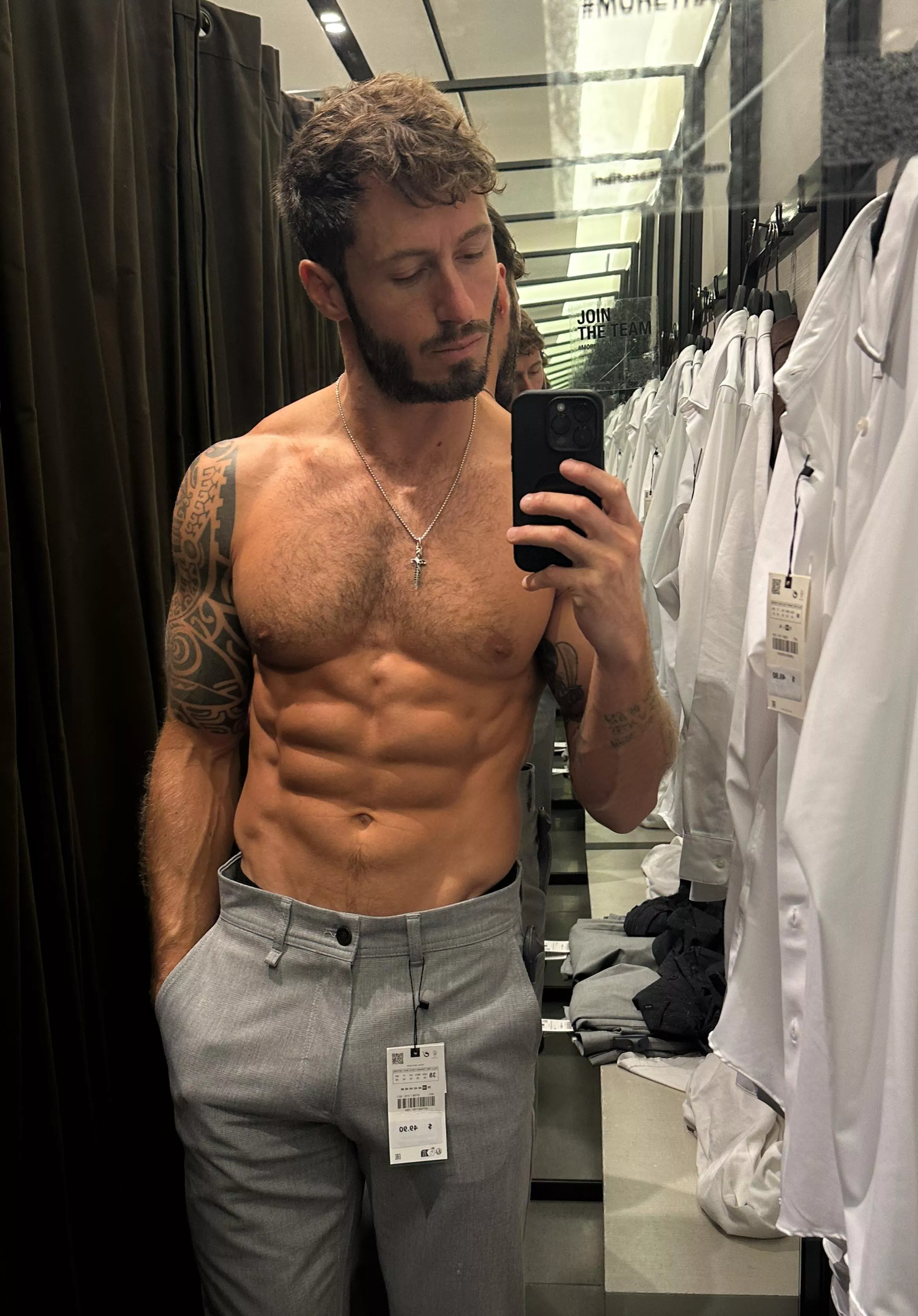 Try on some clothes with me