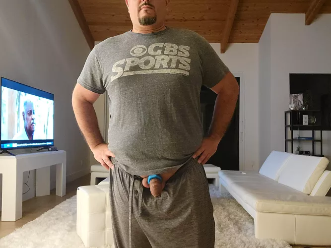 trying out my cock ring