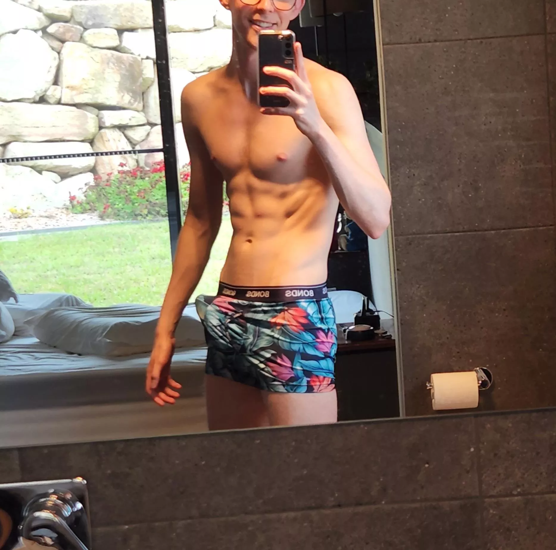 What are you doing if you walk in on me?