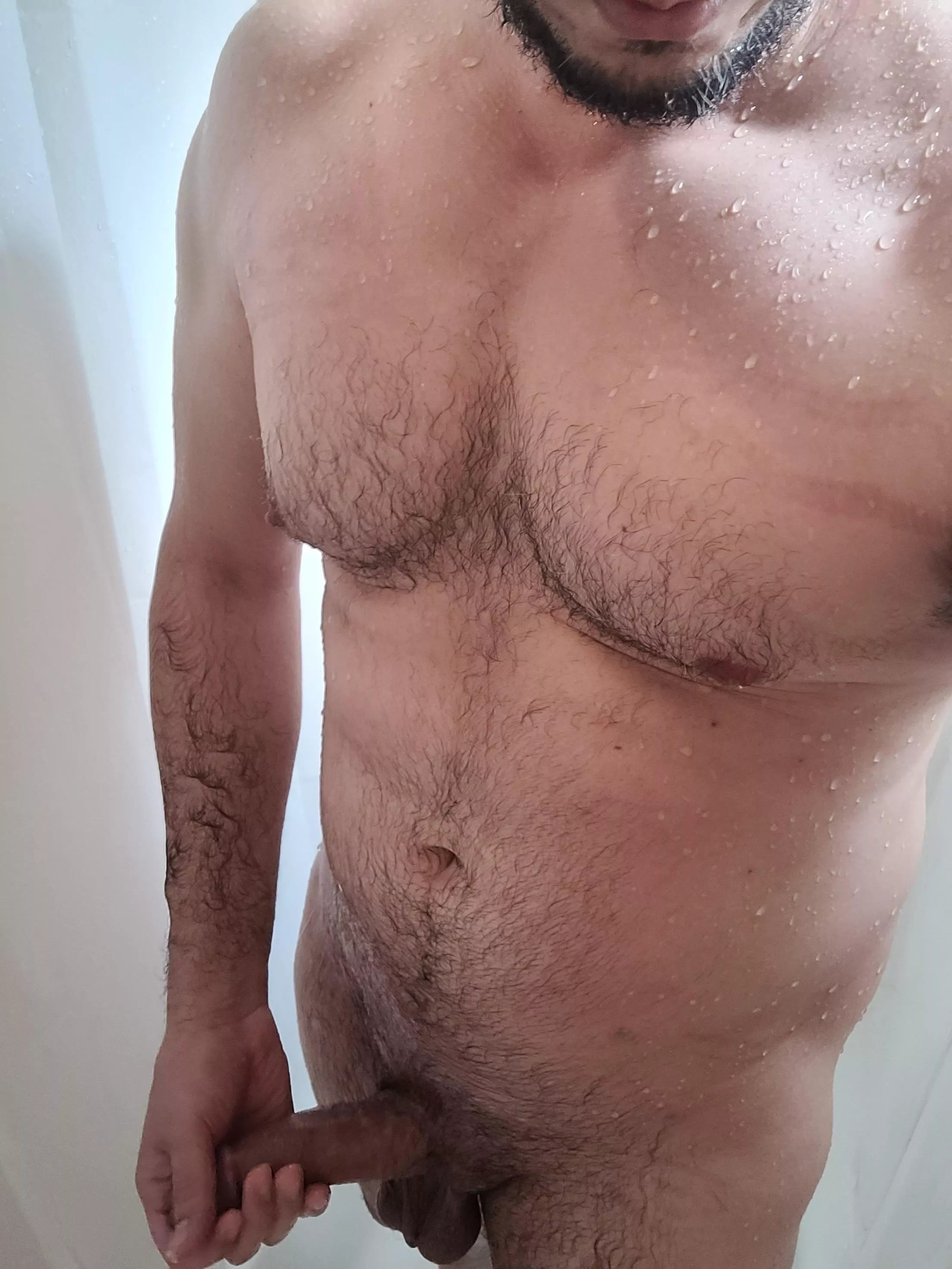 (38) NJ Dad, getting my cock ready for a hungry throat