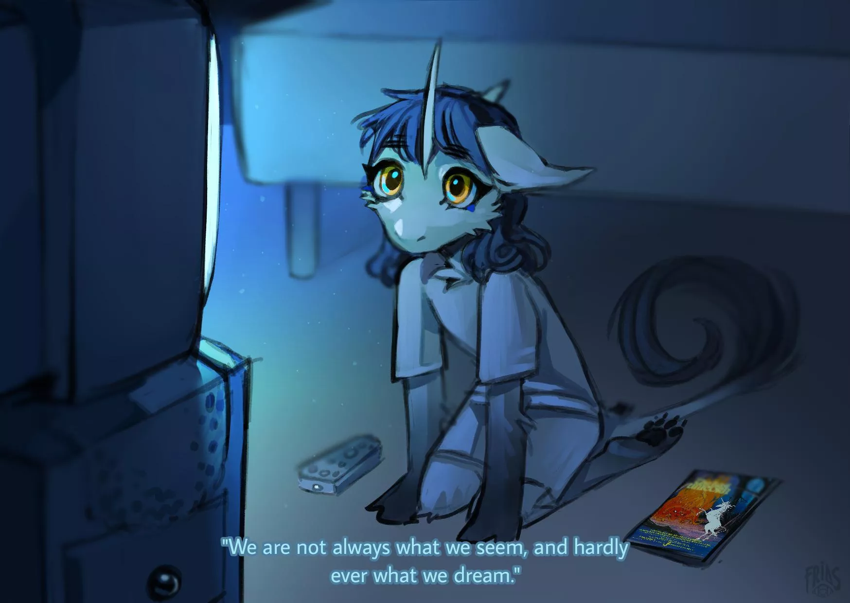 A childhood memory ☁️ (by me)