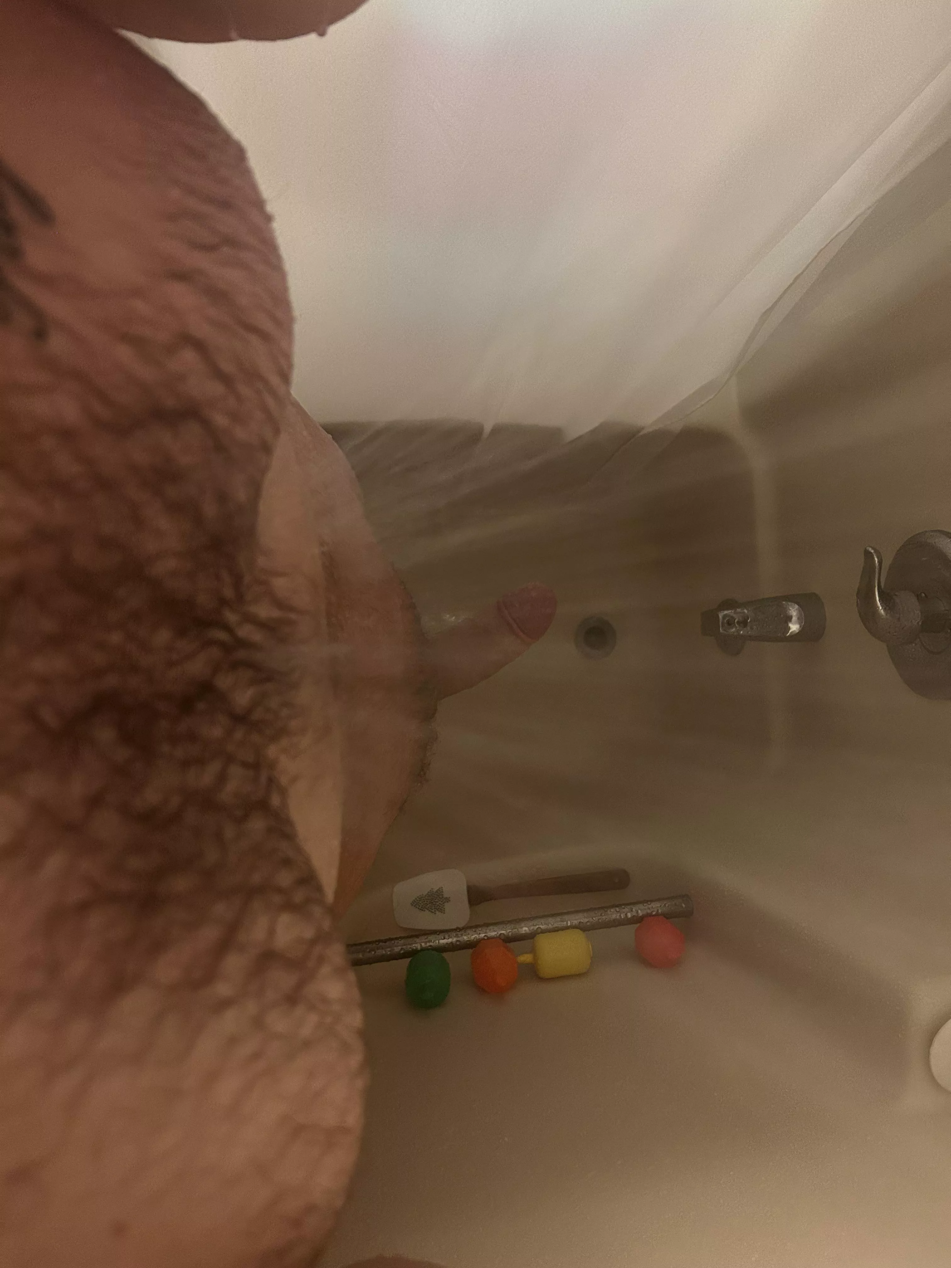 A little hard in the shower steam…