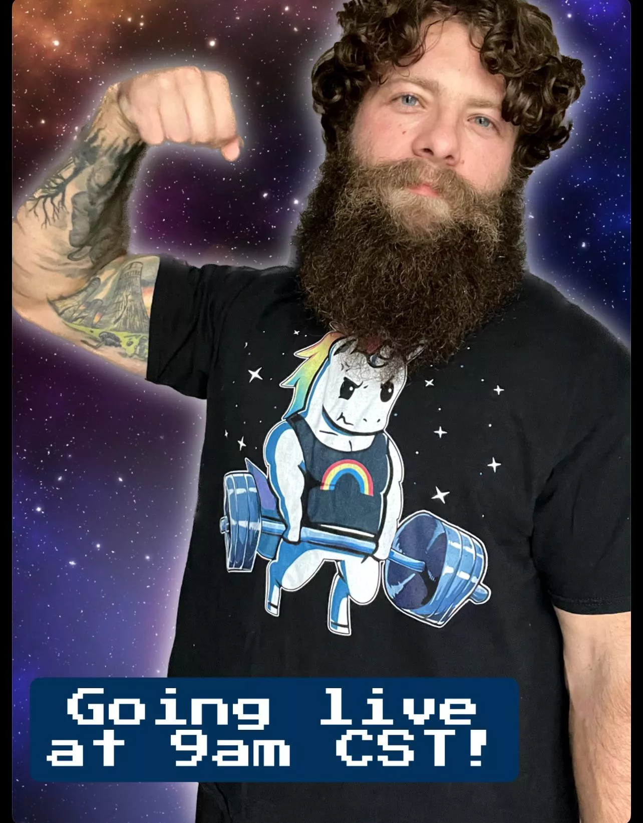 After being sick the last couple weeks I’m excited to get back to having fun! Live at 9am central!