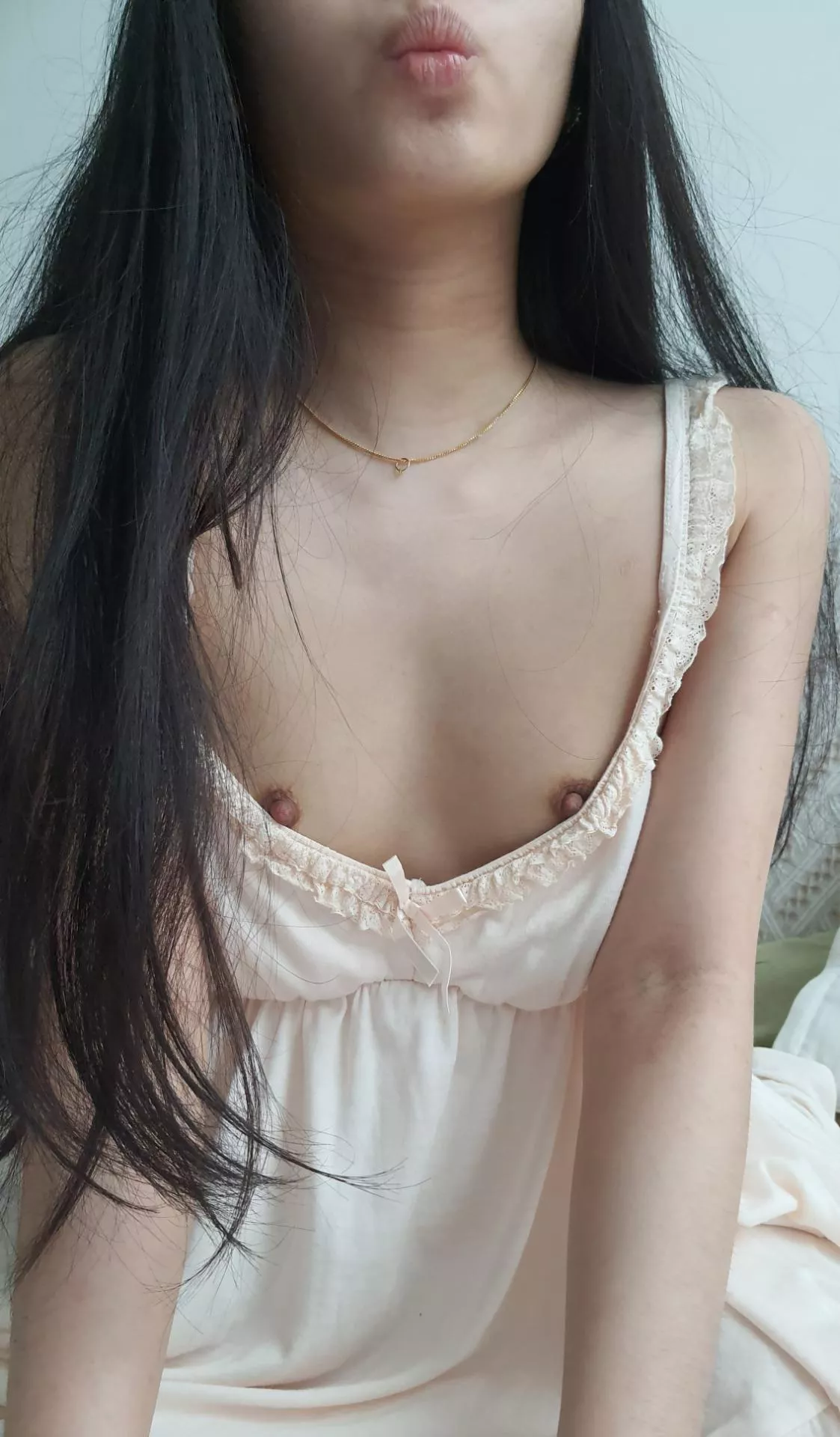 Always exposed in this dress