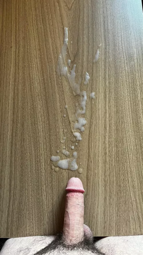 Bust a massive load on my lunch break