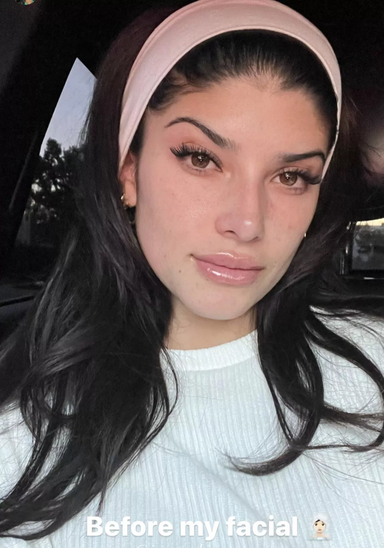 Can we see her after her facial 😏