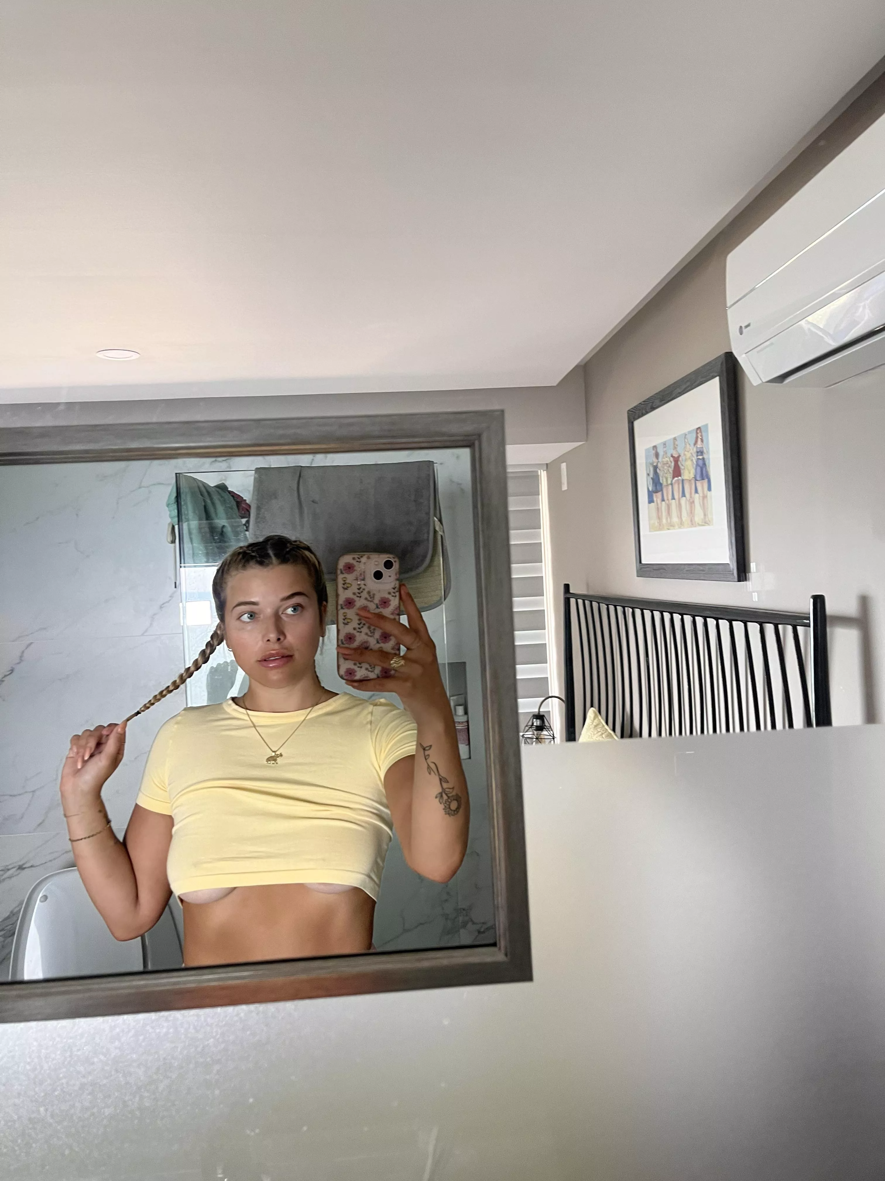 Crop tops just keep getting smaller ;)