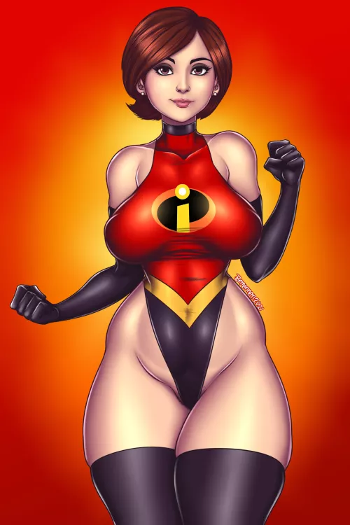 Elastigirl Highleg Leotard (Bemannico) [The Incredibles ]
