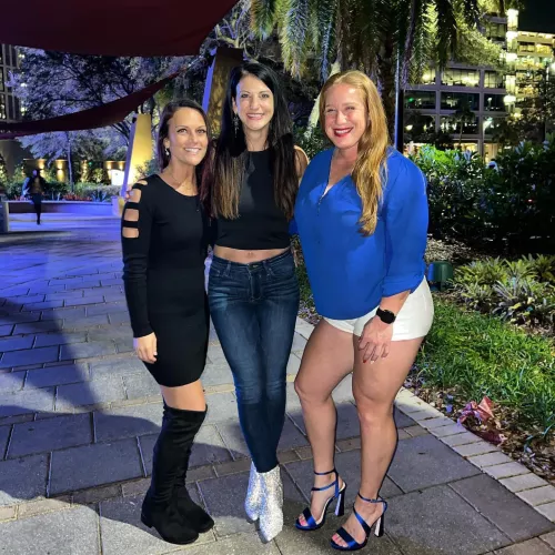 Enjoying an evening out