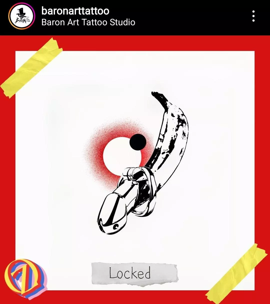 found this cool chastity art on baronarttattoo on instagram