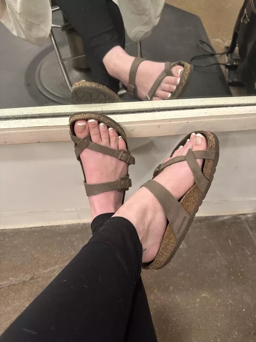 Giving my hairstylist a show