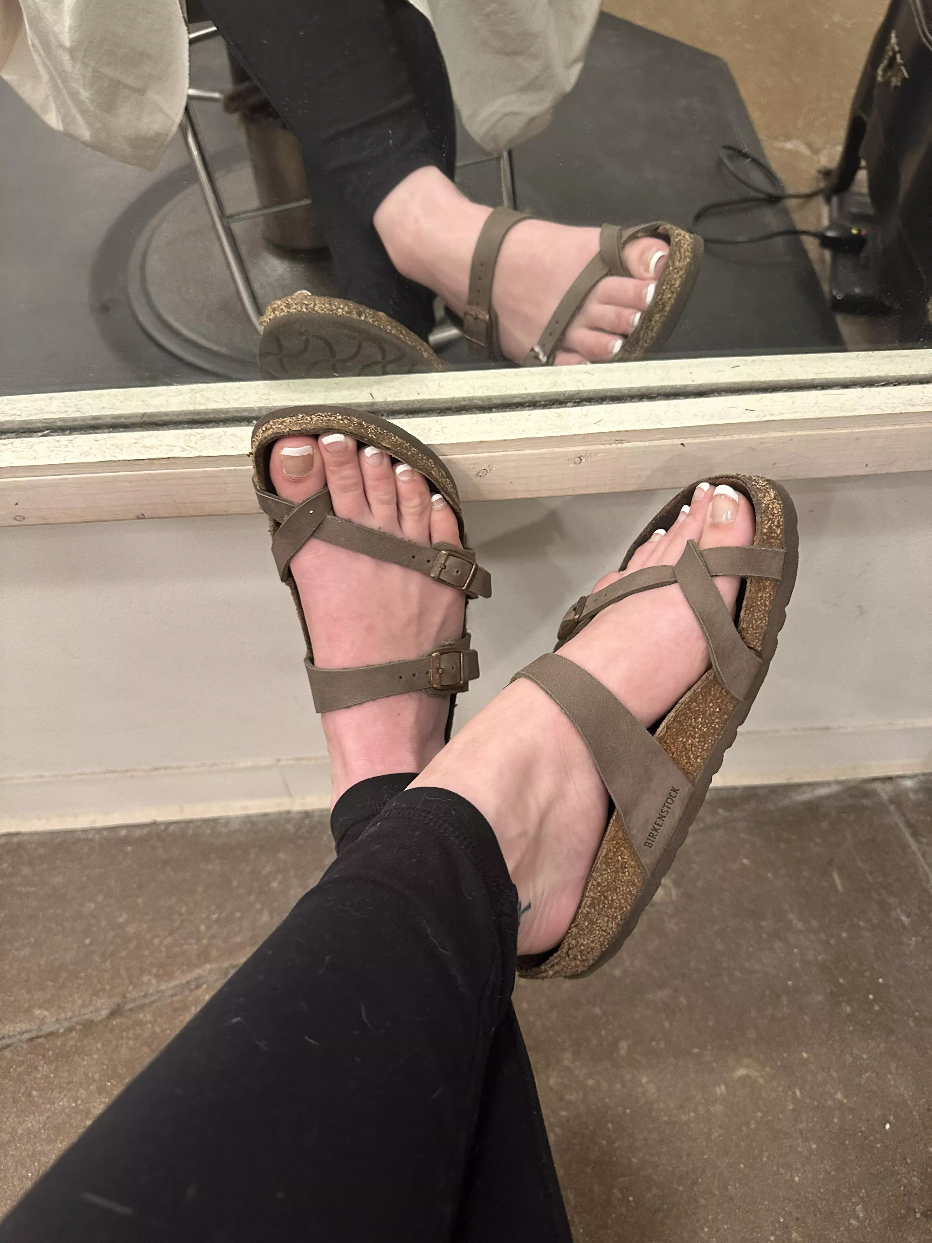 Giving my hairstylist a show