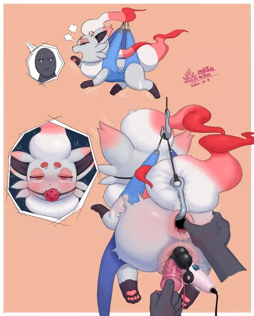 Hisuian Zorua learning the hard way <3 [MF] (ackee)