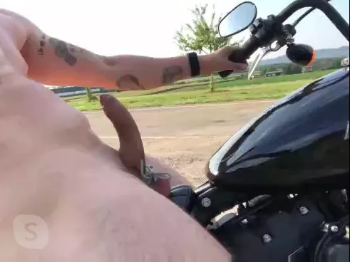 Horny on my Harley