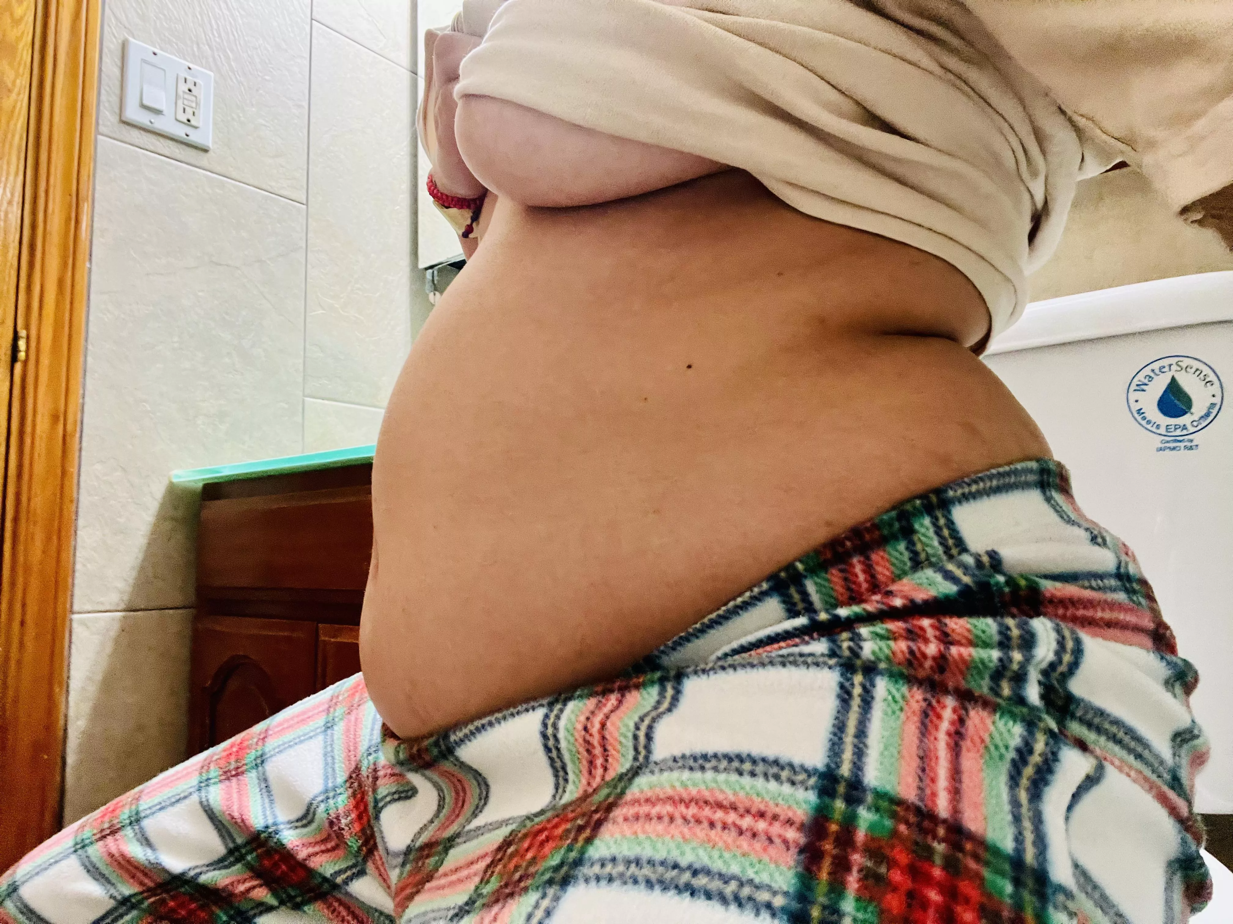 how much bigger do you want me to get? i’ve already gained so much weight for you