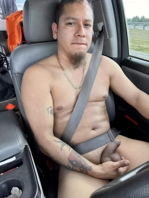 I got a long drive ahead of me!! If you see me honk maybe I’ll pull over 🍆💦💦