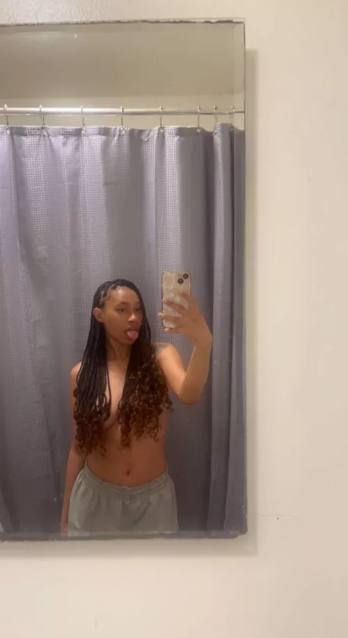 I love how free I feel walking around like this.