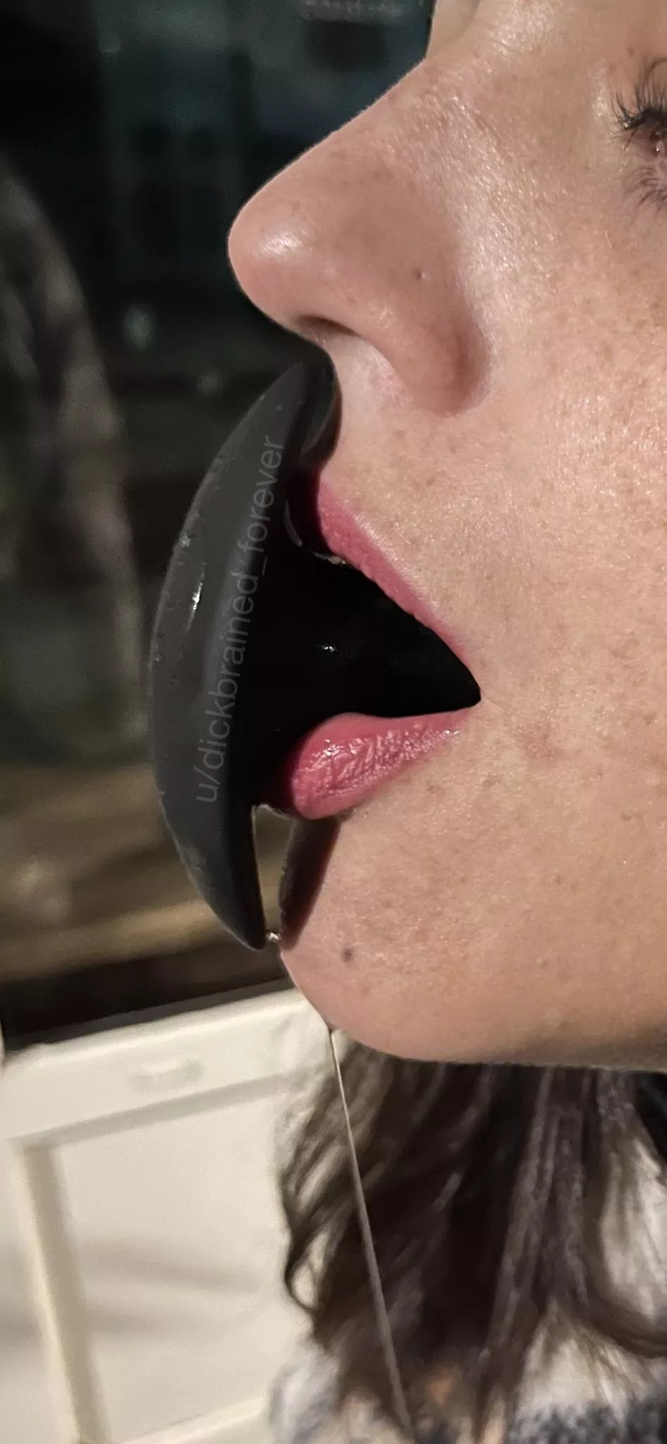 I talked too much during our evening walk.. Had been wearing it all day