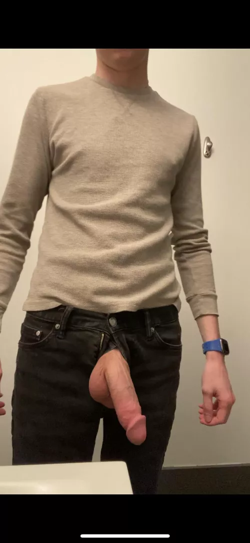 It’s always bursting through my zipper