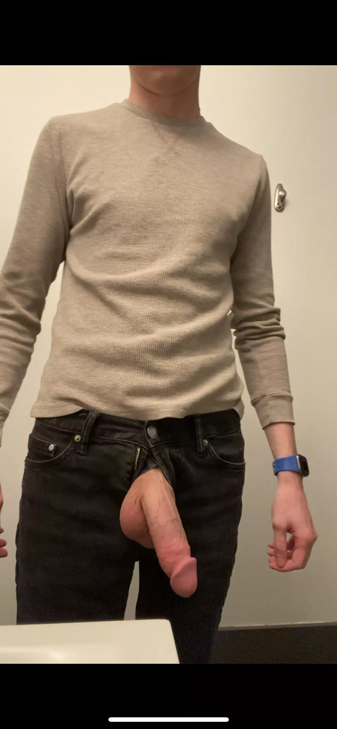 It’s always bursting through my zipper