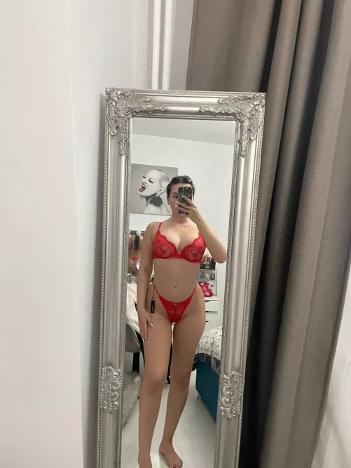 I've heard men are obsessed with red underwear[f]