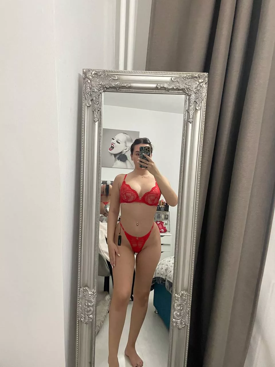 I've heard men are obsessed with red underwear[f]