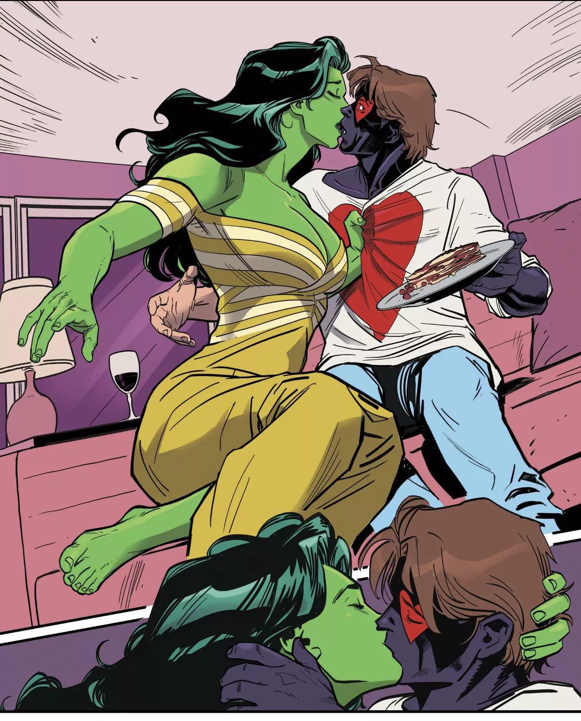 Jen Walters Huge Cleavage [She Hulk, #6, 2022]