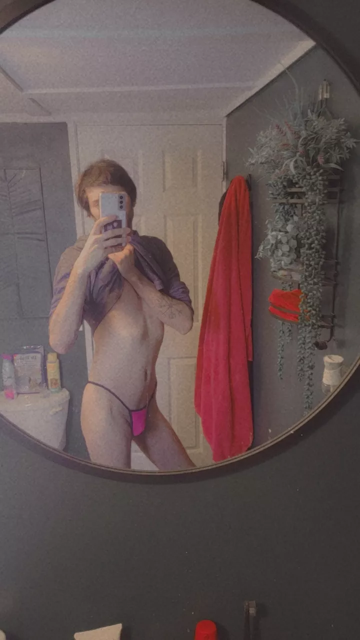 Just enough there to hide it 😉😁