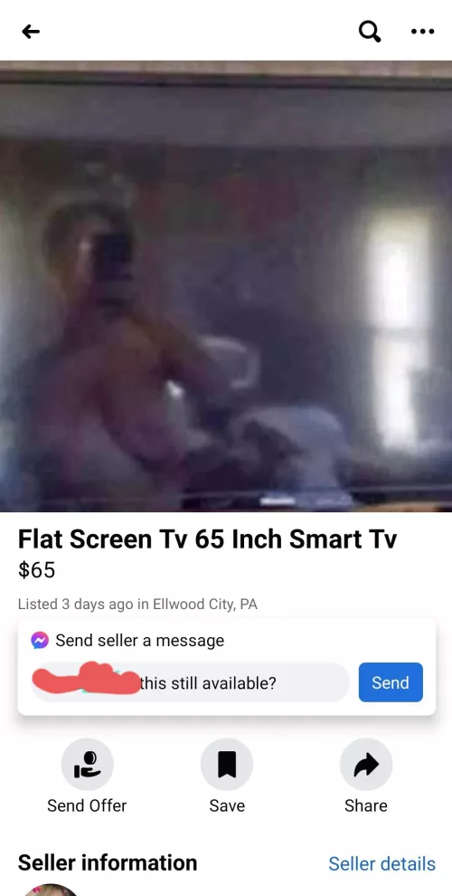 Literally saw this on my Facebook marketplace