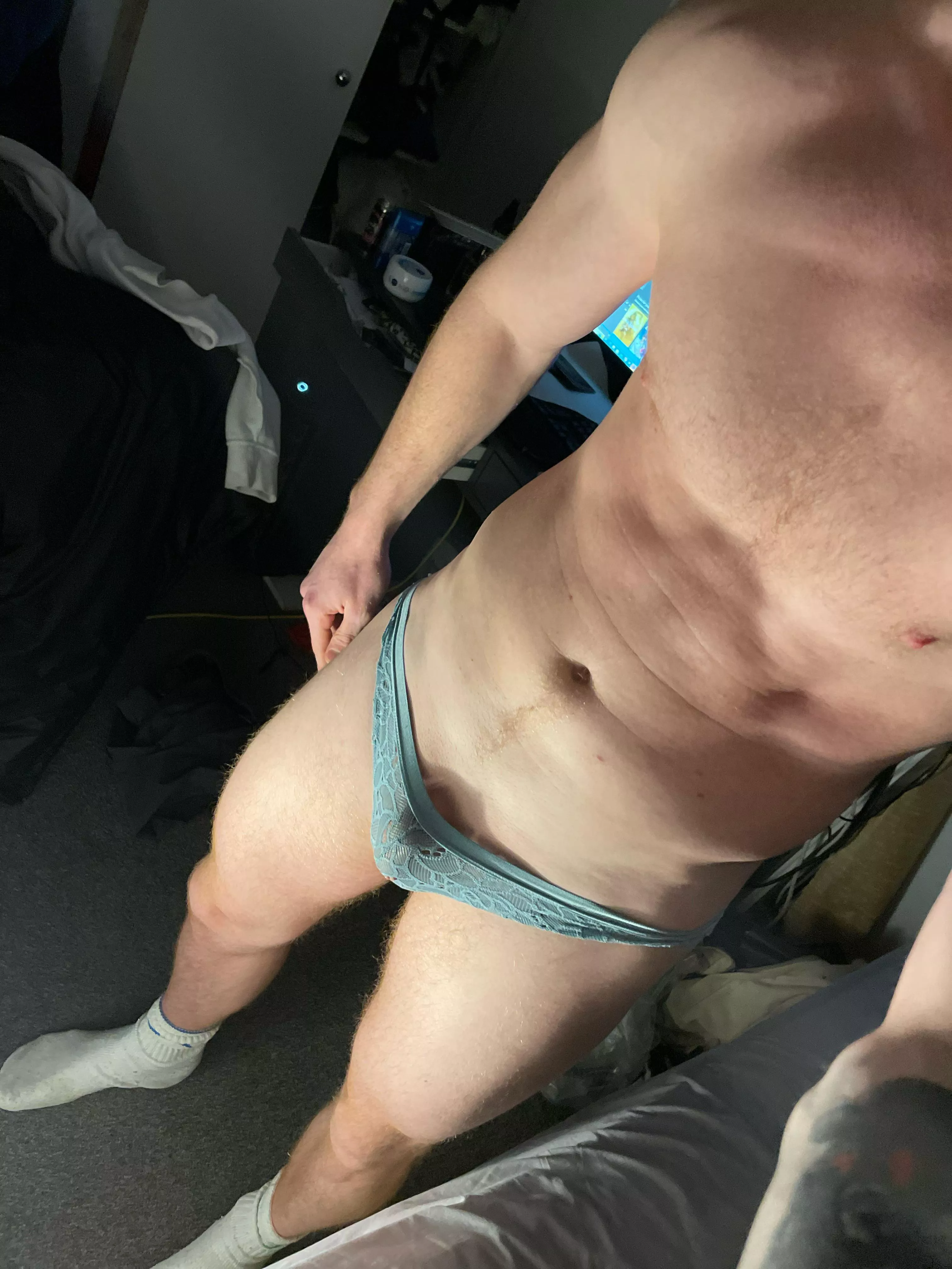 Lost a bet, as you can see