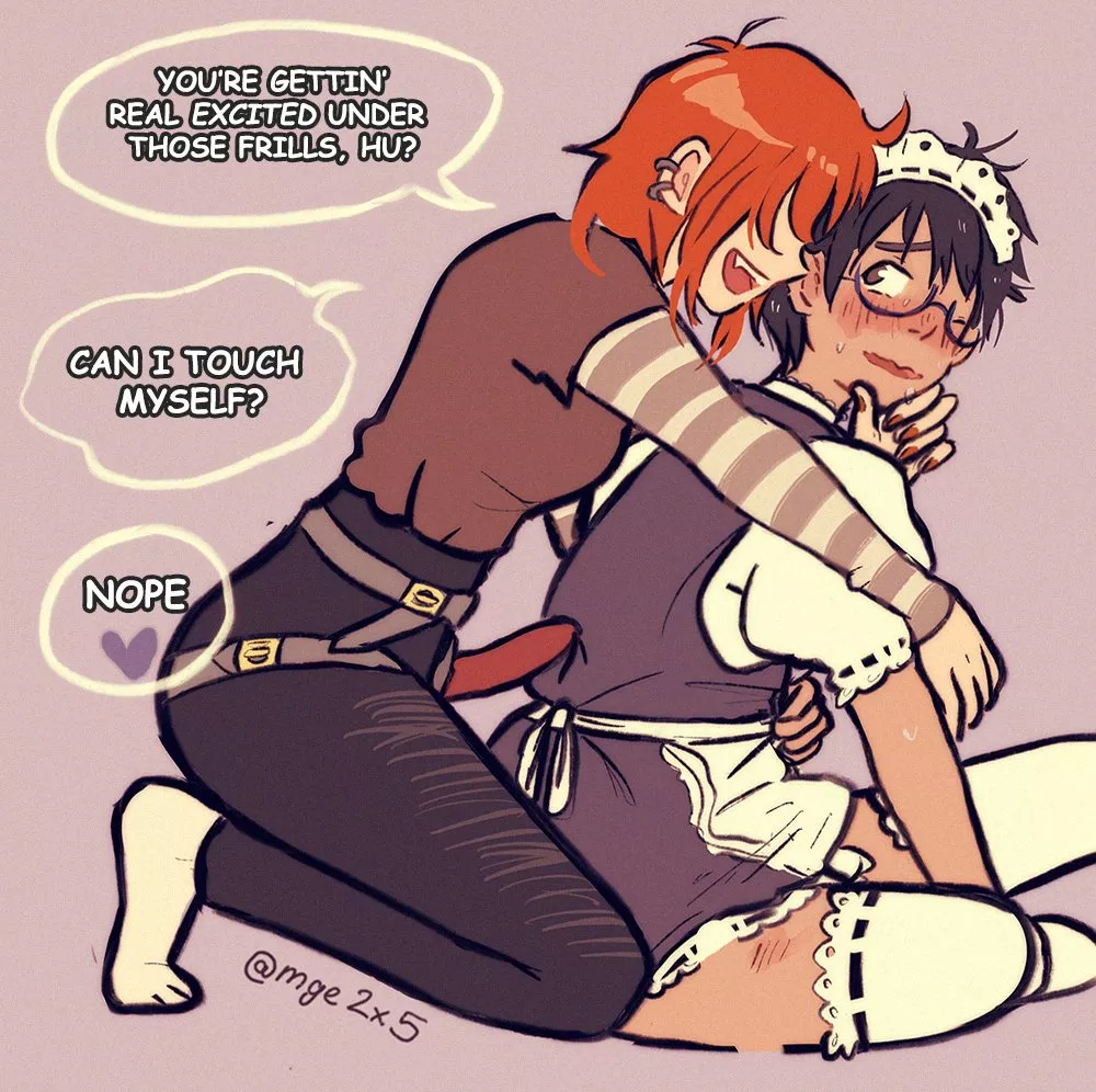 Maidboy asking for permission