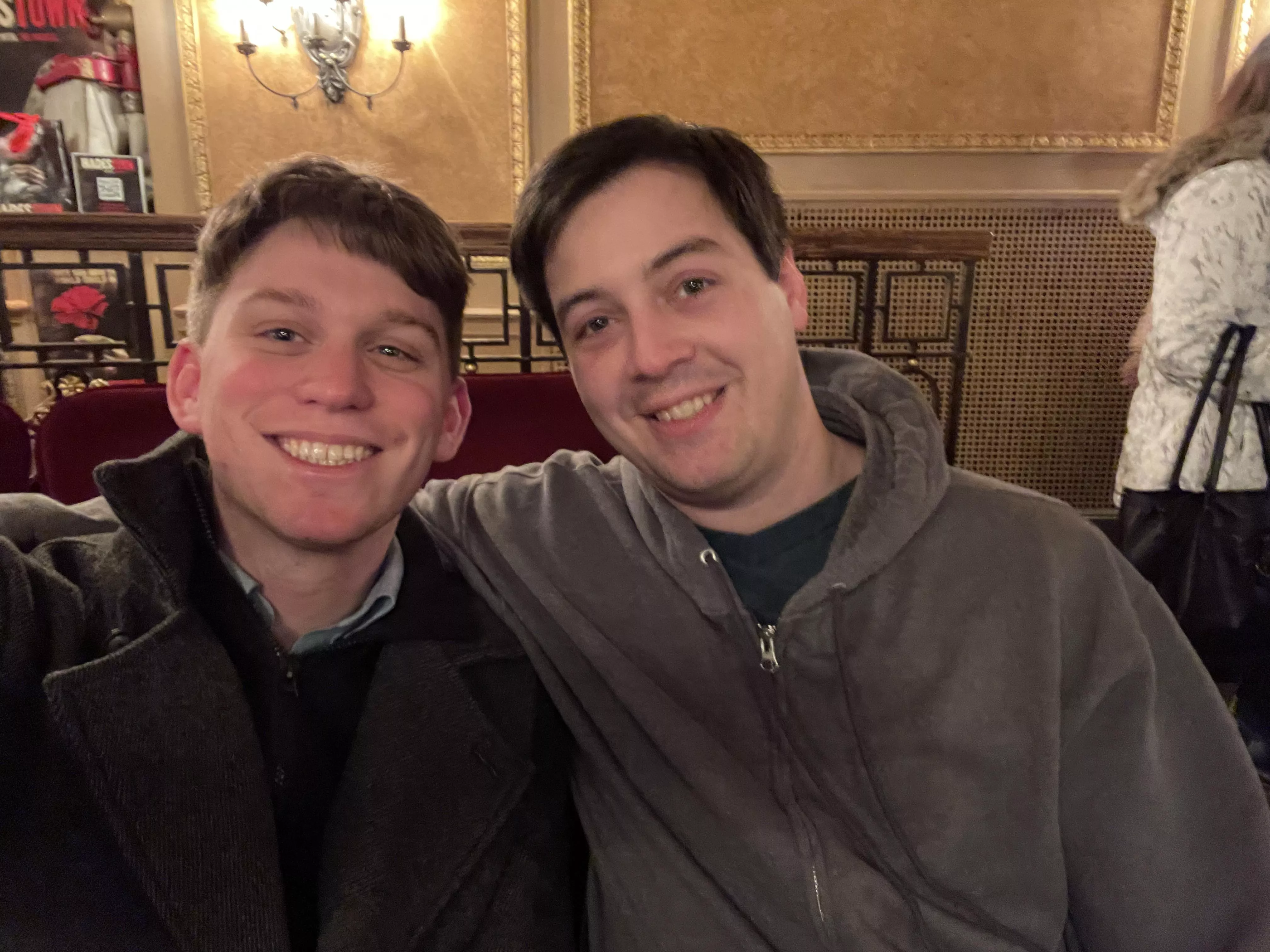 Me and my BF got to see Hadestown :)